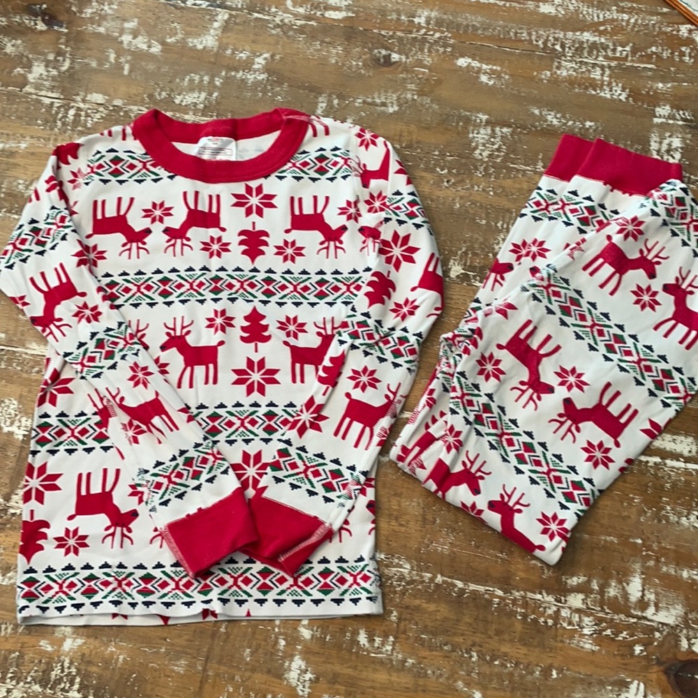Hanna Anderrson, Reindeer Long John PJs, Size 8, Worn once